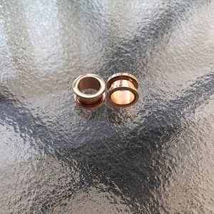 Rose Gold tunnels